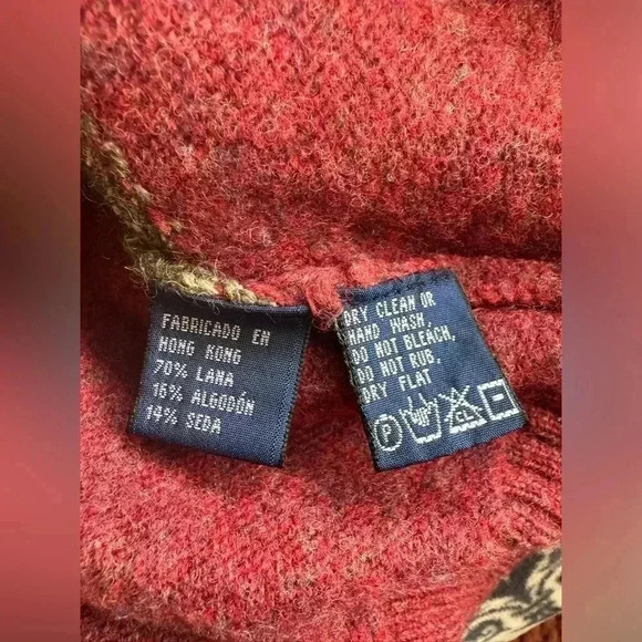 Vintage 90's Nautica Men's Wool and Silk Mix  Sweater Size XL - Picture 9 of 15